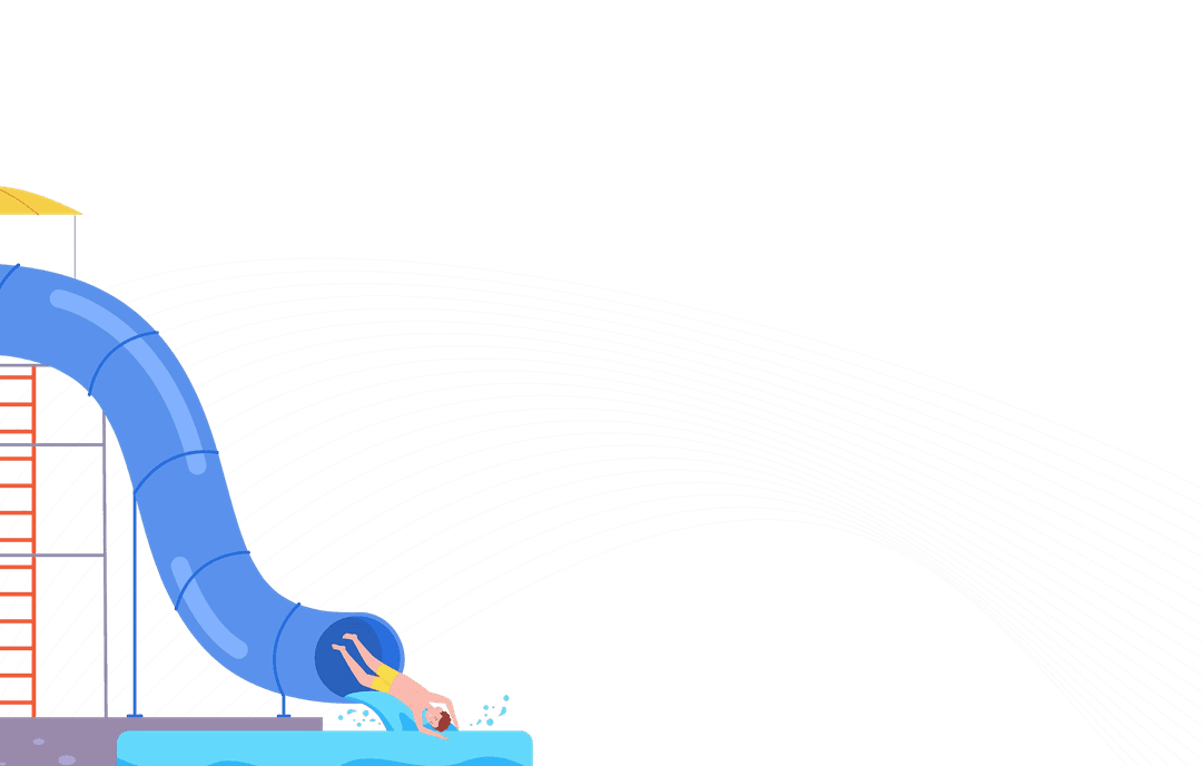 Water Slide Illustration