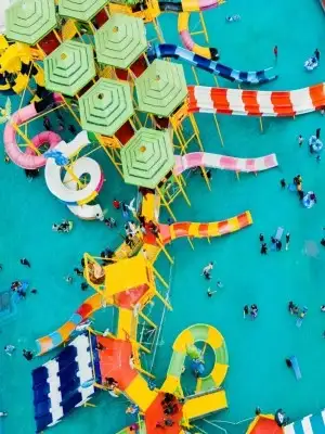 Water slide fun